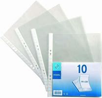pochettes transparentes perforées pour classeur