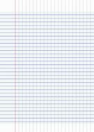  Feuilles mobiles College Ruled Paper (~100) 