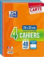  4 cahiers 24X32 48 pages carreaux Seyes 